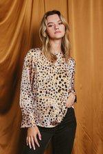 PANTHERA BLOUSE- GOLDEN