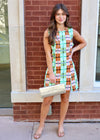 TRES PLAID MINI DRESS- MULTI