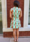 TRES PLAID MINI DRESS- MULTI