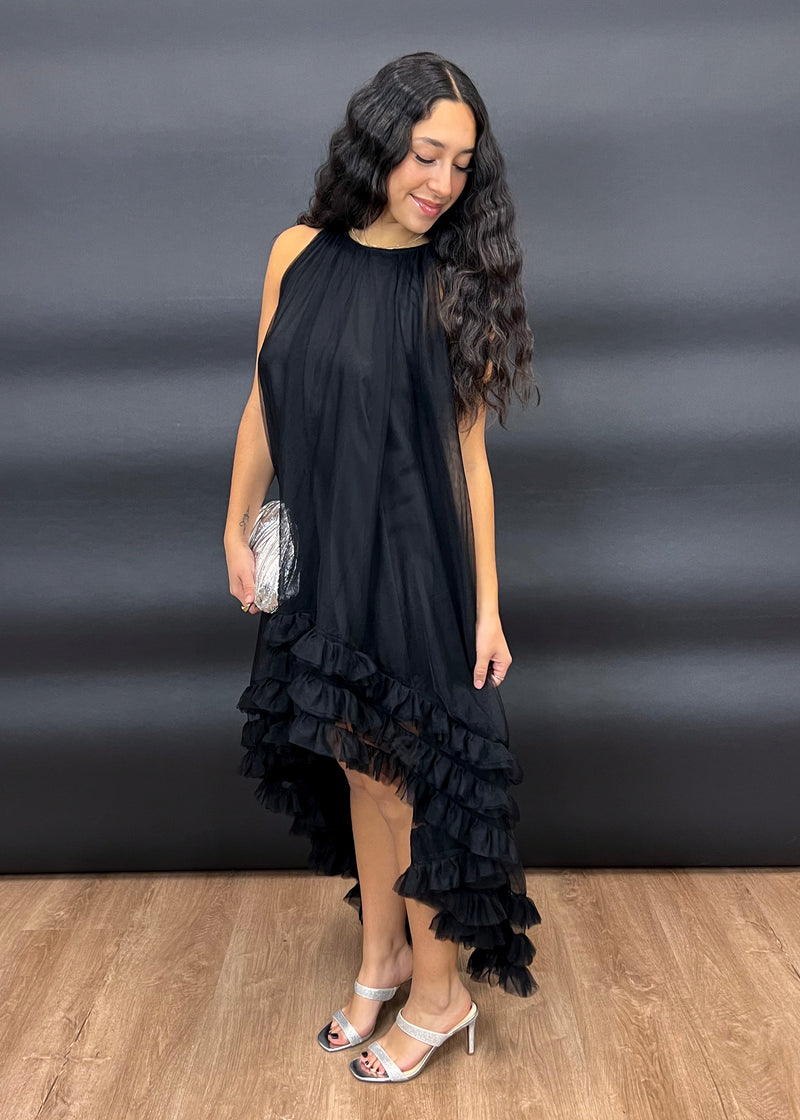 FELICITY TULLE DRESS- BLACK