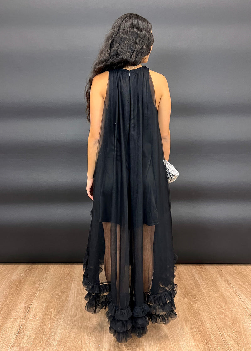 FELICITY TULLE DRESS- BLACK