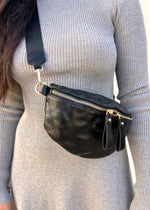 LACHLAN BELT BAG- BLACK