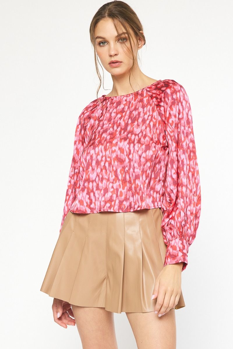 SCARLETT BLOUSE- RED