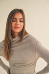 MESH SPARKLE TOP- SAND
