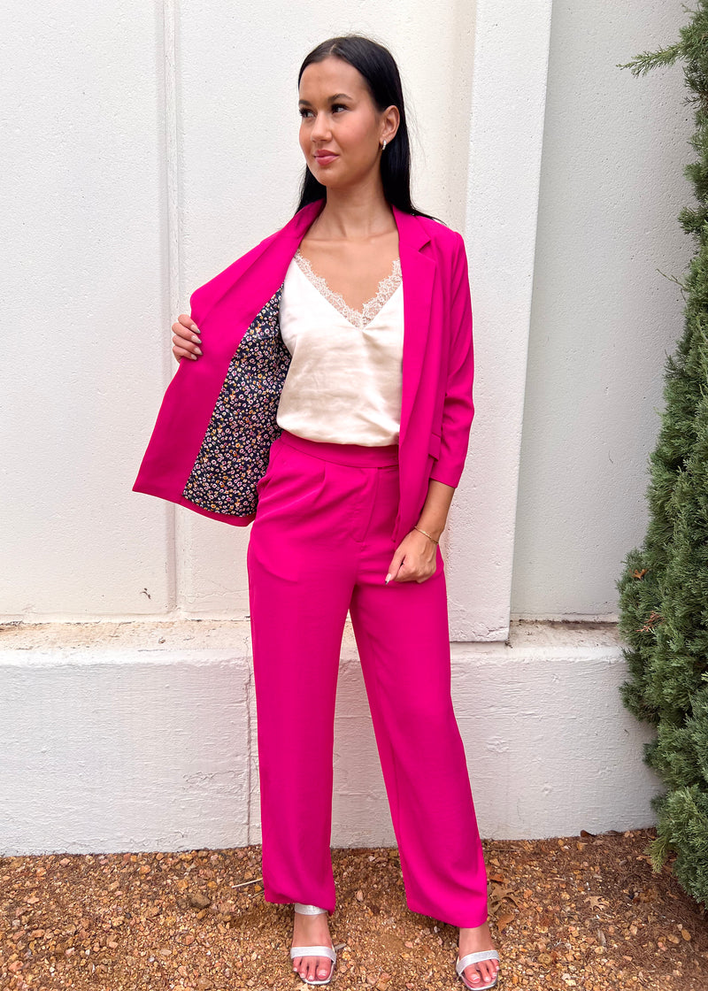 BOSS BABE BLAZER- BERRY