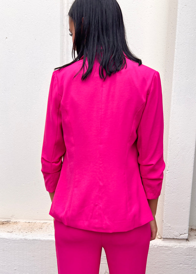BOSS BABE BLAZER- BERRY