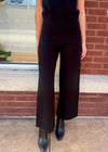 KNIT CROP PANT- BLACK