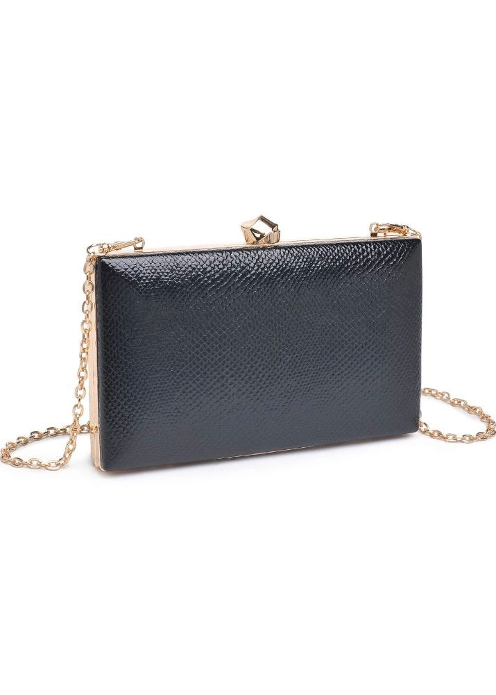 ROSA CLUTCH- BLACK