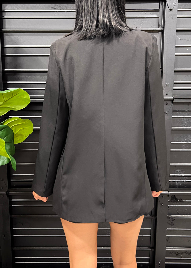 VENTI OVERSIZED BLAZER- BLACK