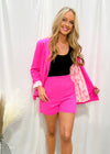 WELT POCKET BLAZER- ULTRA PINK