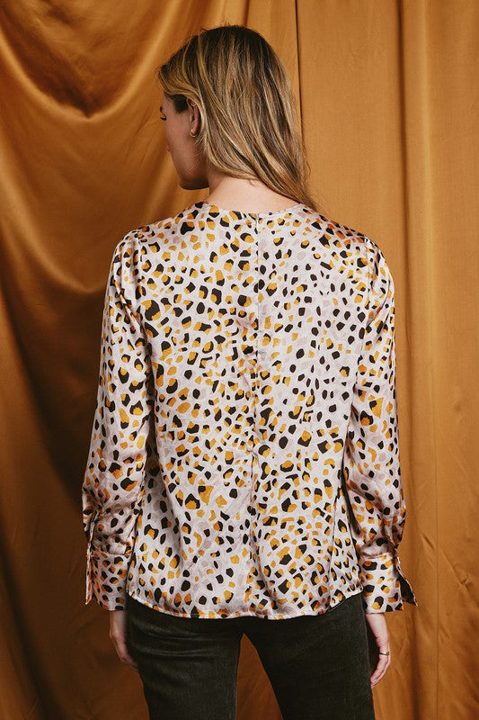 PANTHERA BLOUSE- GOLDEN