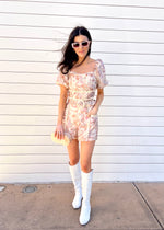 PAISLEY SQUARE NECK TOP- CREAM MULTI