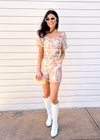 PAISLEY SQUARE NECK TOP- CREAM MULTI