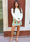 TRES PLAID SKORT- MULTI