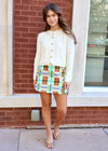 TRES PLAID SKORT- MULTI