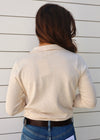 POLO KNIT TOP- CREAM