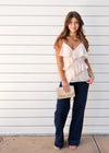 ROMANTIC RUFFLE CAMI- BLUSH