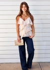 ROMANTIC RUFFLE CAMI- BLUSH