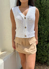 MABEL POCKET SKIRT- TAUPE