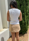 MABEL POCKET SKIRT- TAUPE