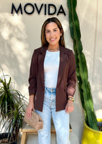 BOSS BABE BLAZER- ESPRESSO