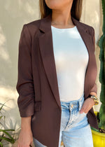 BOSS BABE BLAZER- ESPRESSO