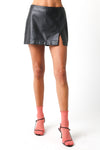 LOW RISE MINI SKIRT- BLACK