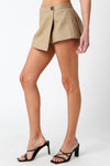 KIRA MICRO MINI SKORT- KHAKI