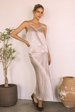 SATIN CAMI- CHAMPAGNE