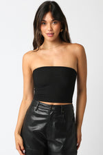 SELAH TUBE TOP- BLACK