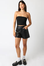 SELAH TUBE TOP- BLACK