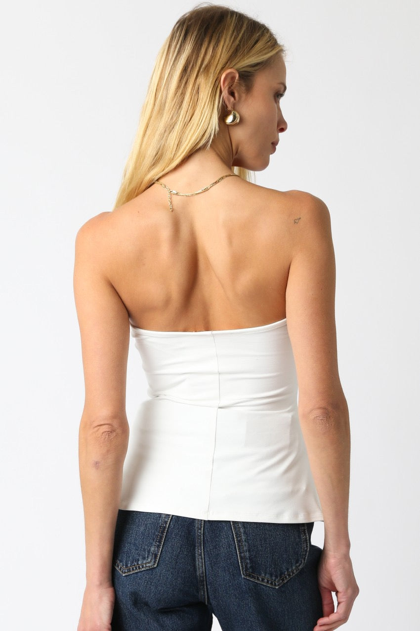 ADELA TUBE TOP- IVORY