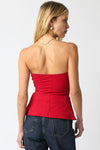 ADELA TUBE TOP- RED