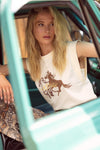 HEE HAW GRAPHIC TEE- CREAM
