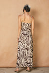 DRIFTED ANIMAL PRINT MAXI- BROWN/ECRU