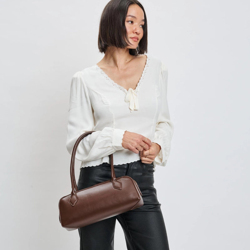 BETTY SHOULDER BAG- CHOCOLATE