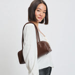 BETTY SHOULDER BAG- CHOCOLATE