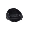 KAIA WOVEN PURSE- BLACK