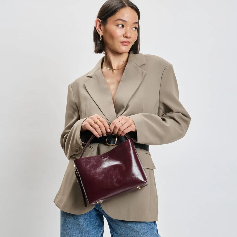 SOPHIE CROSSBODY- BURGUNDY