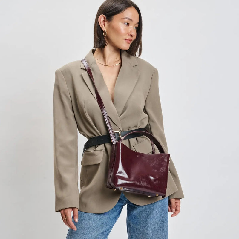 SOPHIE CROSSBODY- BURGUNDY