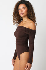 ESTHER BODYSUIT- BROWN