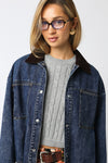 RILEY DENIM JACKET- DENIM