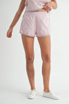 CARMEN EMBROIDERED SHORTS- MAUVE