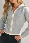 SAILOR CARDIGAN- GREY