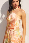 PASTEL TROPICAL HALTER- BELLINI
