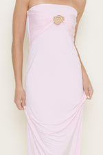 SEASHELL MAXI DRESS- PINK