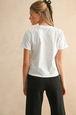 ESPRESSO TEE- WHITE