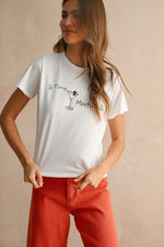 MARTINI TEE- WHITE