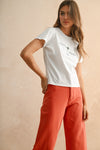 MARTINI TEE- WHITE