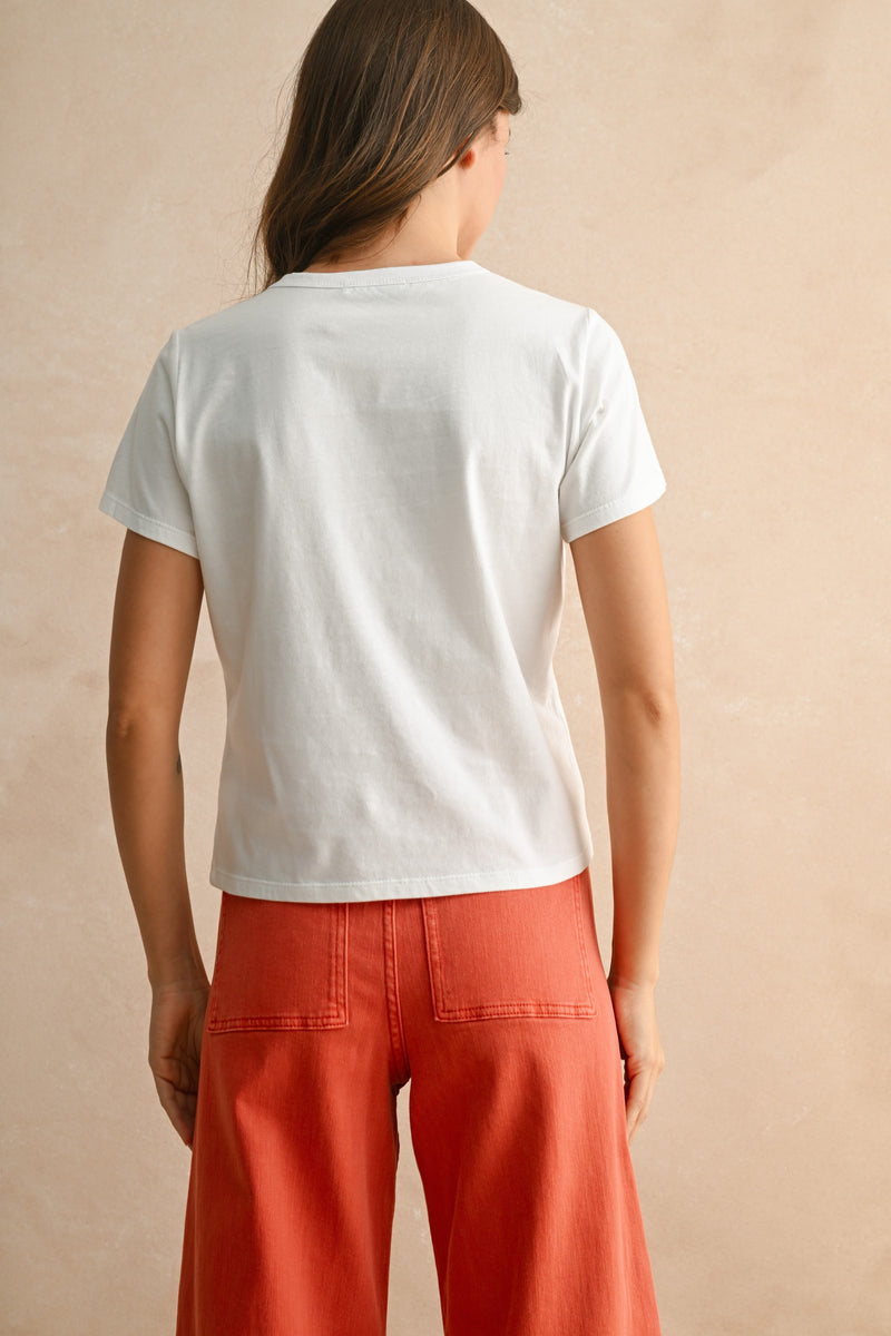 MARTINI TEE- WHITE